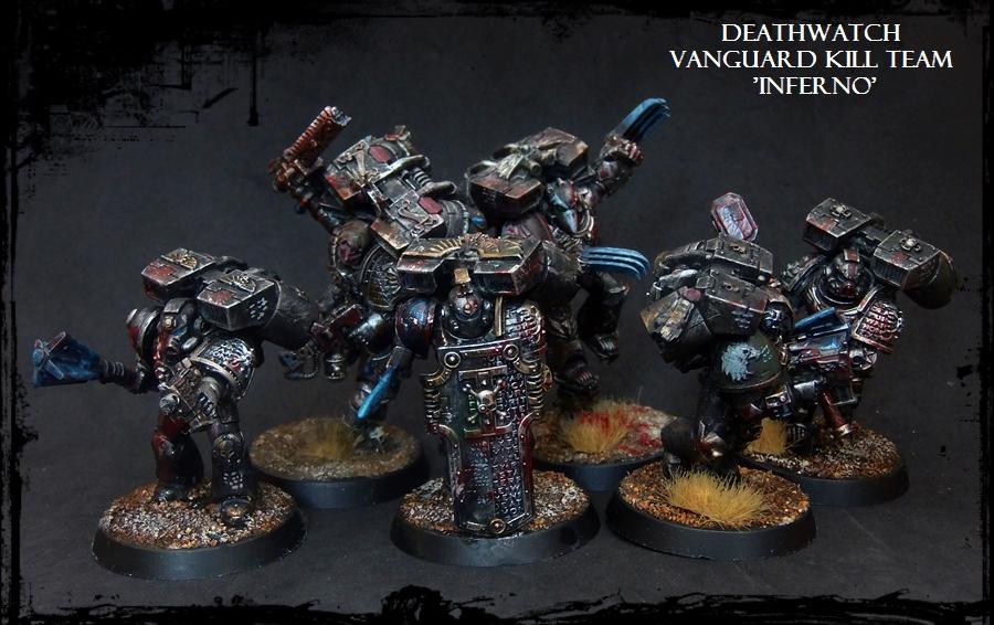 Deathwatch, Kill Team, Space Marines, Veteran, Warhammer 40,000, Weathered Deathwatch Kill